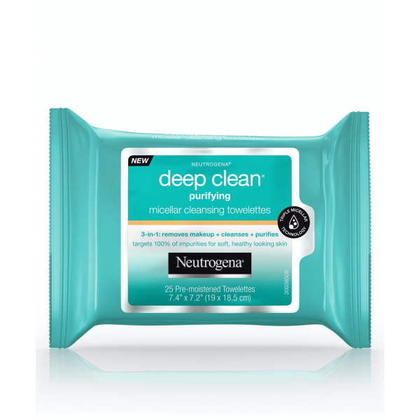 NEUTROGENA® Deep Clean Purifying Micellar Cleansing Towelettes