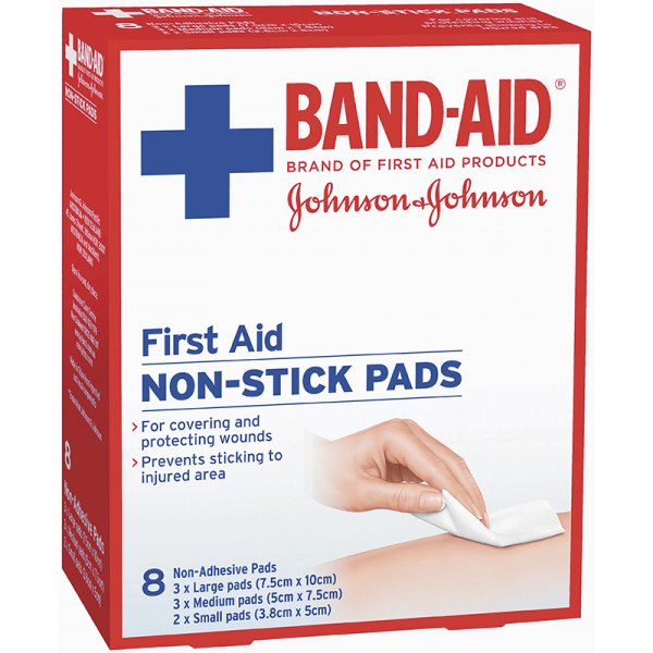 BAND-AID® First Aid Non-Stick Pads 8