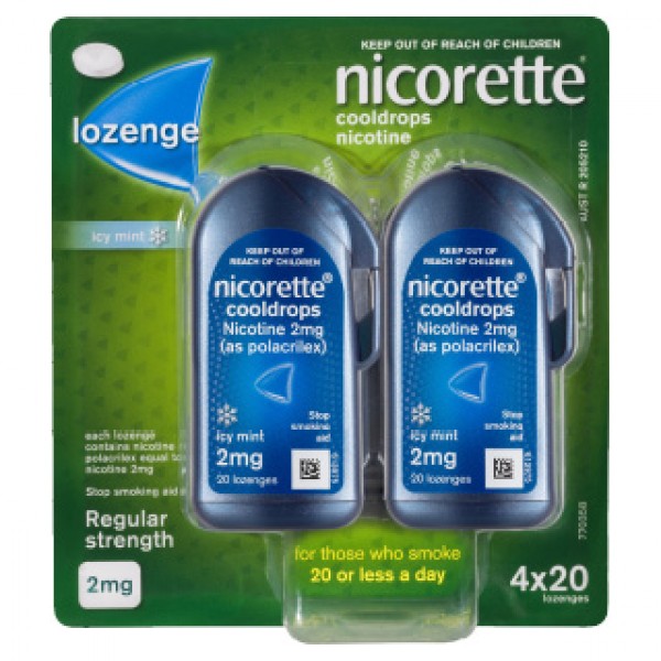 NICORETTE® Cooldrops Lozenge 2mg 80 Non SRP