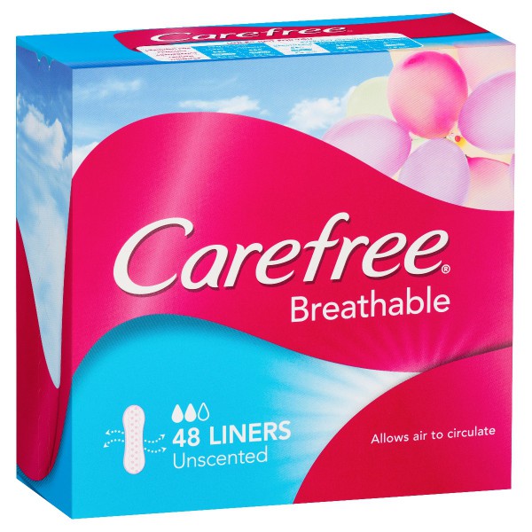 CAREFREE Breathable Liners 48