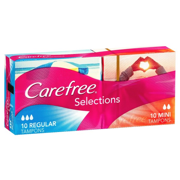 CAREFREE Tampons Selections Regular 20