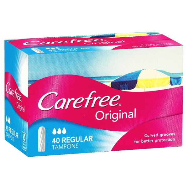 CAREFREE Tampons Regular 40