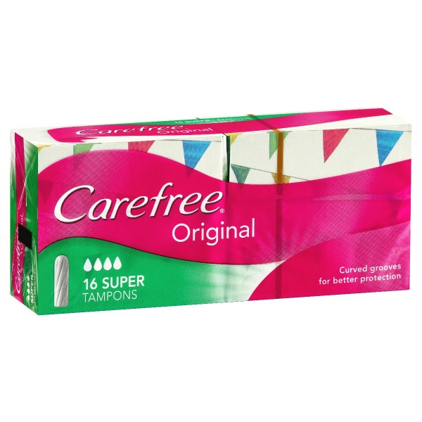 CAREFREE Tampons Super 16 