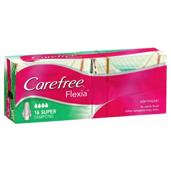 CAREFREE Tampons Flexia Super 16