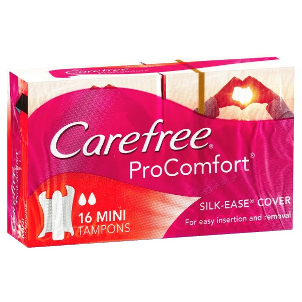 CAREFREE Tampons ProComfort Mini 16