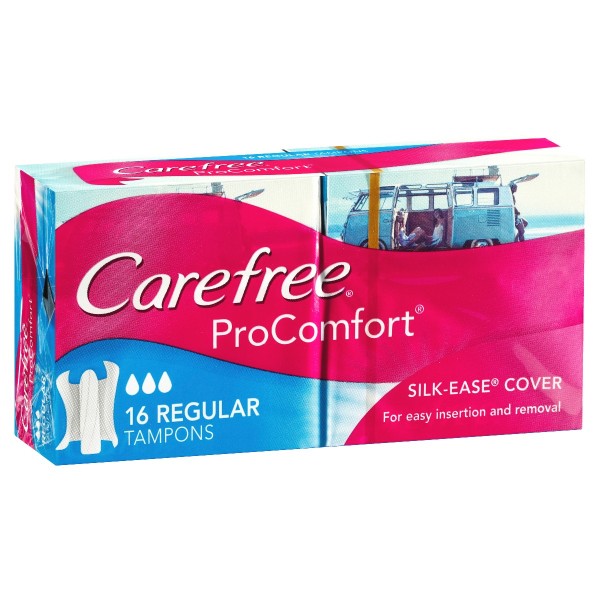 CAREFREE Tampons ProComfort Regular 16 