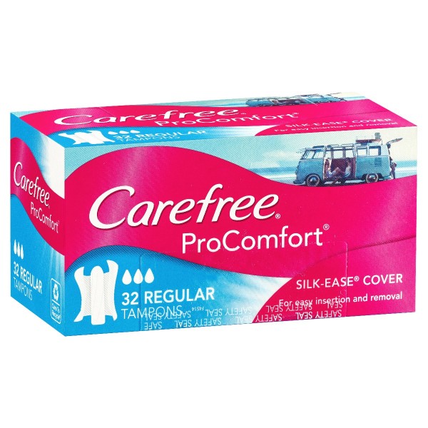 CAREFREE Tampons ProComfort Regular 32