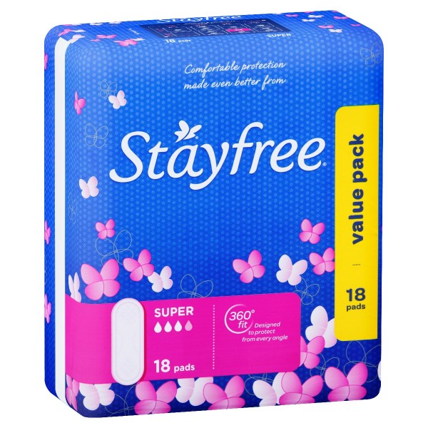 STAYFREE Super No Wings 18