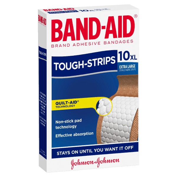 BAND-AID® Brand Tough Strips Extra Large 10