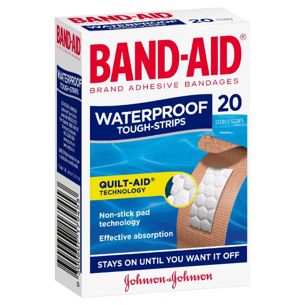 BAND-AID® Brand Tough Strips Waterproof Regular 20