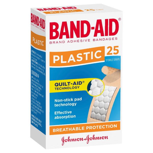 BAND-AID® Brand Plastic Strips 25 