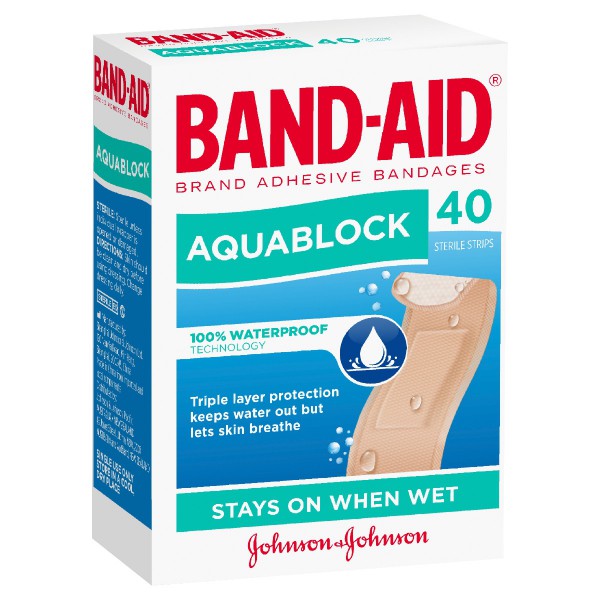 BAND-AID® Brand Aquablock Strips 40