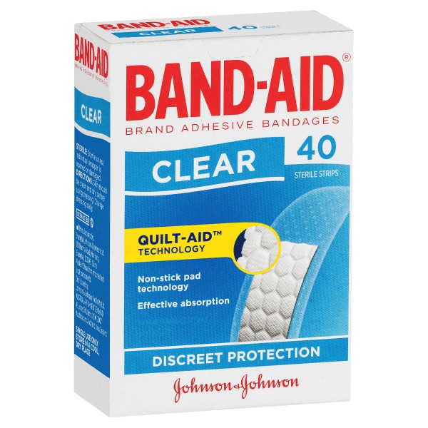 BAND-AID® Brand Clear Strips 40