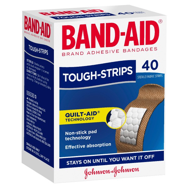 BAND-AID® Brand Tough Strips Regular 40