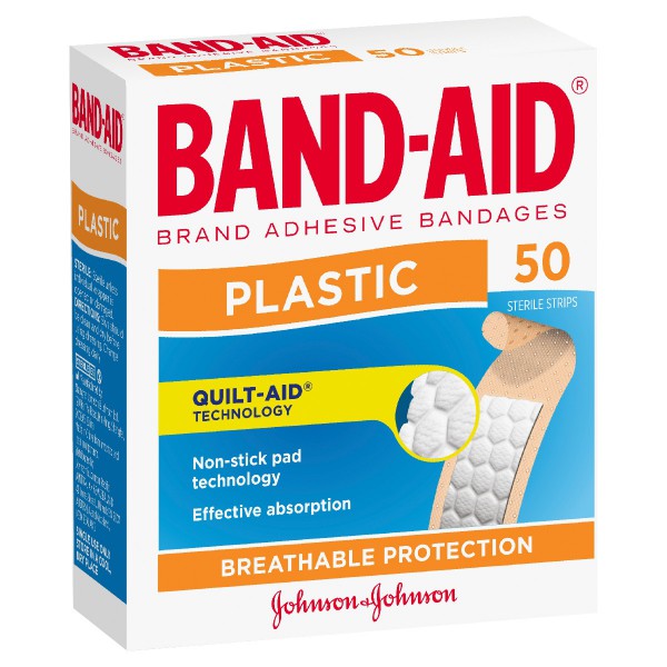 BAND-AID® Brand Plastic Strips 50