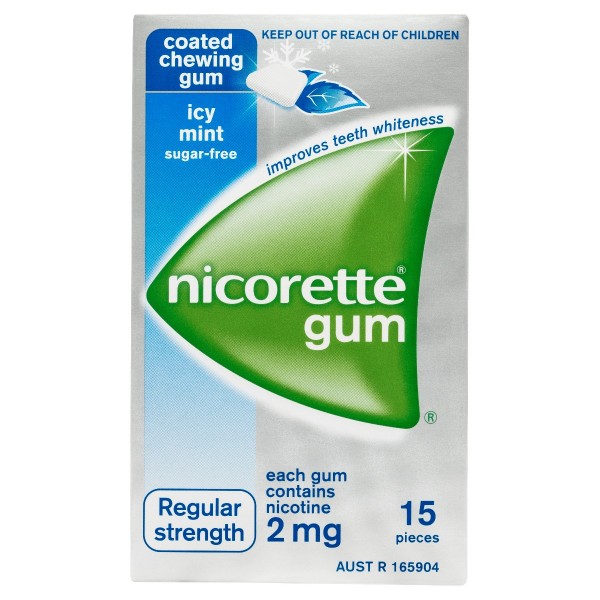 NICORETTE® Gum Icy Mint 2mg 15