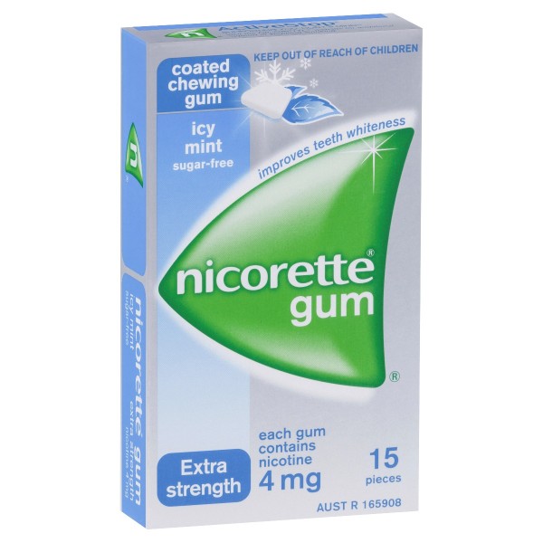 NICORETTE® Gum Icy Mint 4mg 15