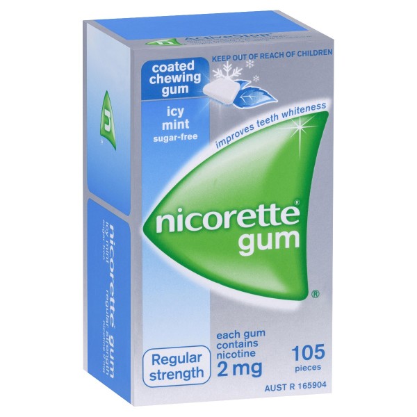 NICORETTE® Gum Icy Mint 2mg 105