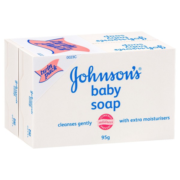 JOHNSON'S Baby Soap Twin Pk 2x95g 