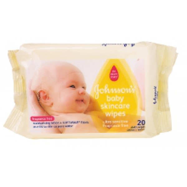 JOHNSON'S® Baby Wipes Skincare F/F 20