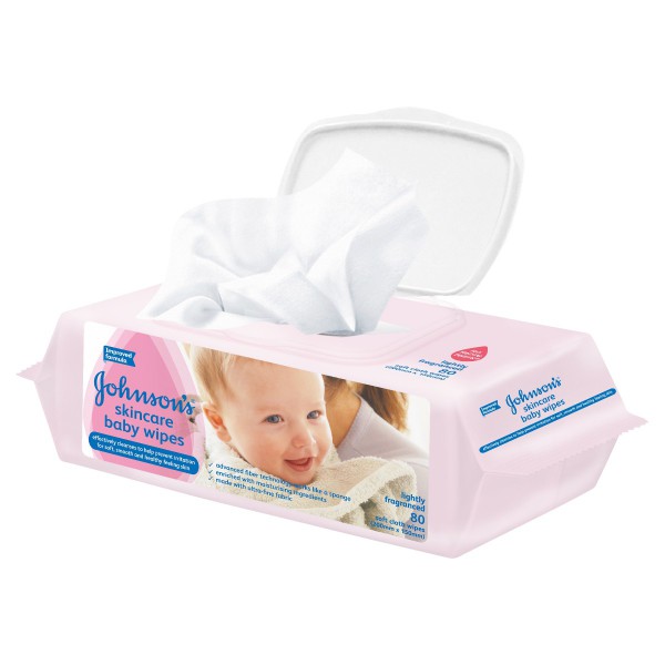 JOHNSON'S® Baby Wipes Skincare Ltly Scntd 80 