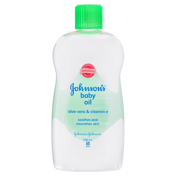 JOHNSON'S® Baby Oil Aloe Vera 500mL 