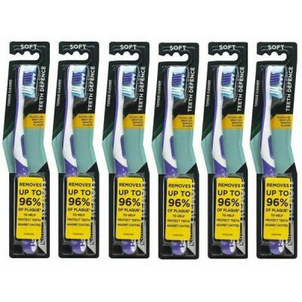 Listerine Reach Plaque Sweeper Soft Bristles toothbrush (bundle of 7)